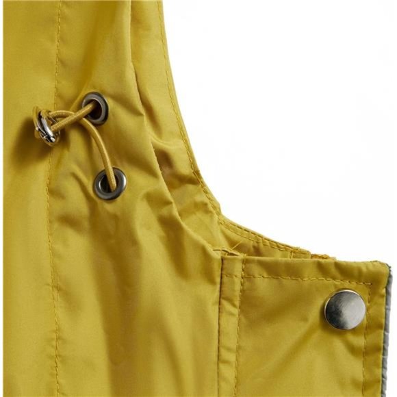 Women's Hooded Rain Jacket Long Waterproof Raincoat Full Zip Midi Windbreaker - Picture 5 of 7